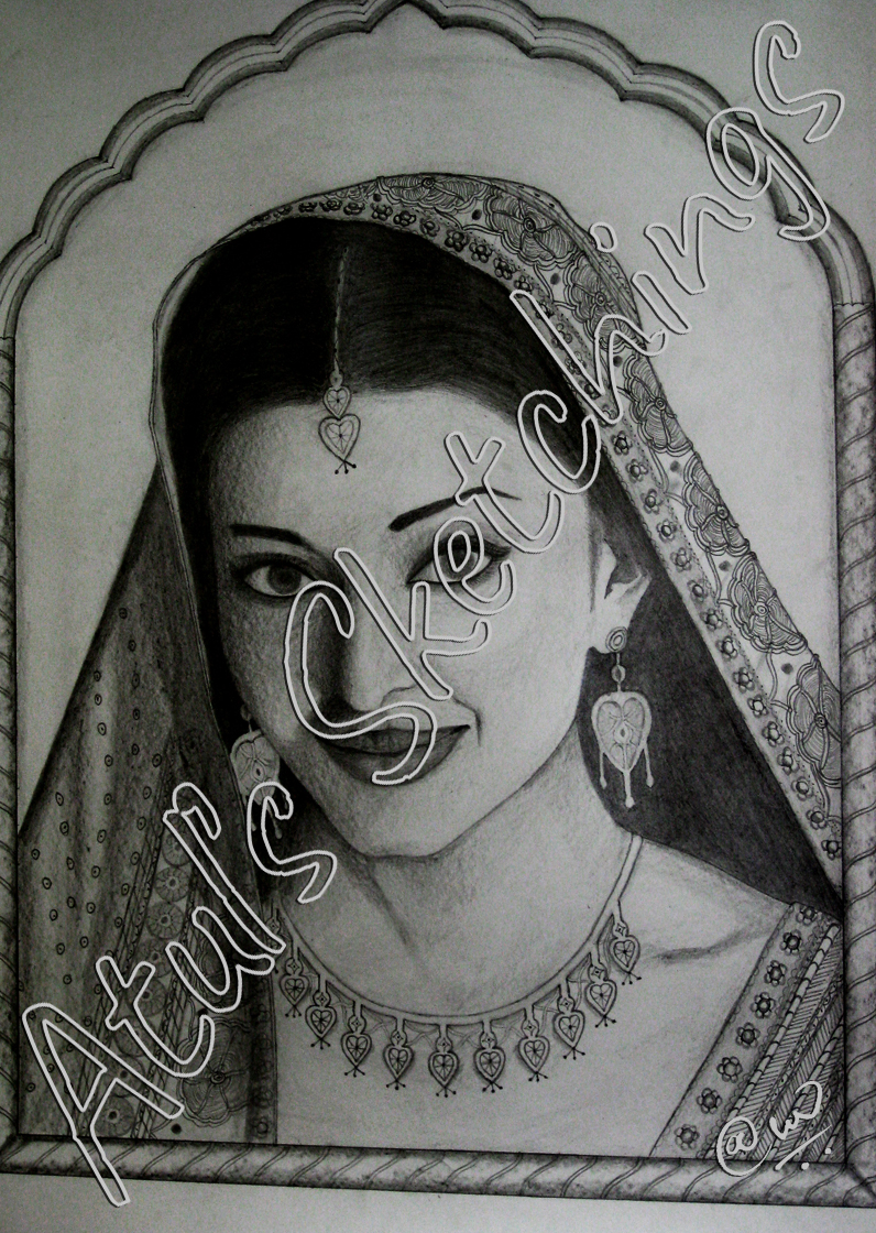 How to Draw Aishwarya Rai printable step by step drawing sheet :  DrawingTutorials101.com