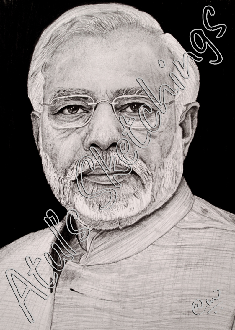 K Arts - Pencil Sketch of Shri Narendra Modi ji/Prime... | Facebook
