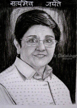 Kiran Bedi Sketch